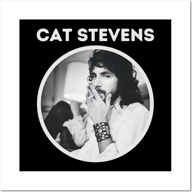 cat stevens ll grey Wall Art by claudia awes